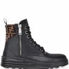 Fendi FF logo trim ankle boots