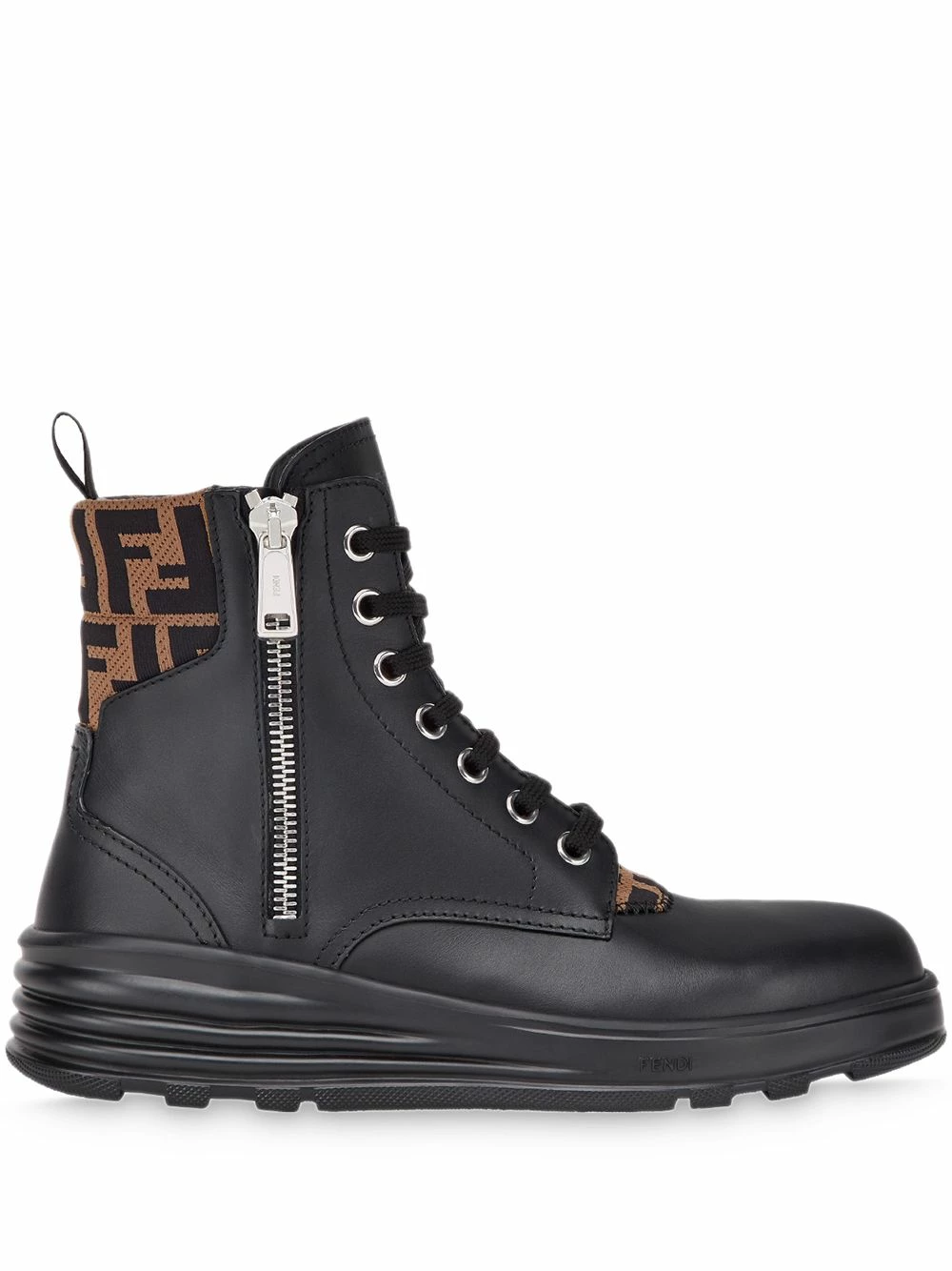 Best reviews of π₯° Fendi FF logo trim ankle π₯Ύ boots of men π 3 Fendi FF logo trim ankle boots