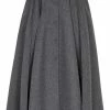 Fendi pleated A-line skirt