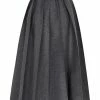 Fendi pleated A-line skirt