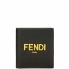 Fendi logo-print square wallet