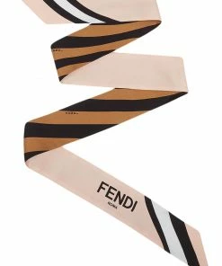 Fendi Wrappy logo print scarf