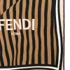 Budget ⨠Fendi Logo print silk scarf scarves of women 𧨠7 Fendi logo print silk scarf