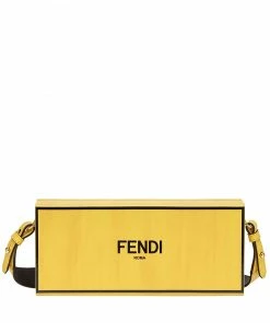 Fendi Box logo-print shoulder bag