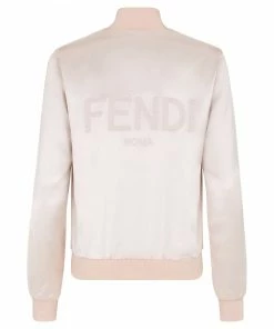 Fendi embroidered logo track suit set