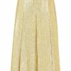 Fendi metallic threading pleated skirt