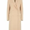 Fendi asymmetric-lapel monogram-pocket coat