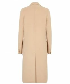 Fendi asymmetric-lapel monogram-pocket coat
