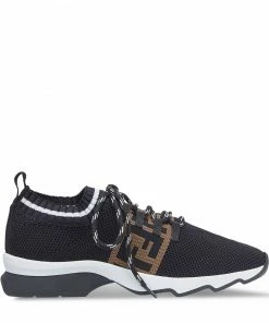 Fendi FF stripe low-top sneakers