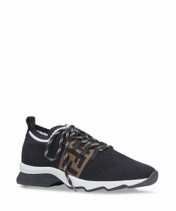 Fendi FF stripe low-top sneakers