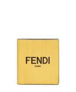 Fendi two-tone bi-fold wallet