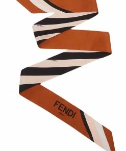 Fendi striped Wrappy scarf