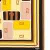 Fendi bag-print logo silk scarf