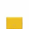 Fendi logo stamp trifold wallet