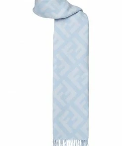 Fendi FF motif cashmere scarf