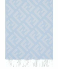 Fendi FF motif cashmere scarf