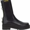 Fendi logo-tape detail booties