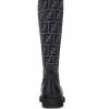 Promo β€οΈ Fendi FF logo pattern panel π₯Ύ boots of women π 8 Fendi FF-logo pattern panel boots