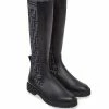Promo β€οΈ Fendi FF logo pattern panel π₯Ύ boots of women π 9 Fendi FF-logo pattern panel boots