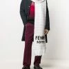 Discount π― Fendi Logo embroidered oversize scarf scarves of men π 6 Fendi logo-embroidered oversize scarf