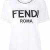 Fendi embroidered logo cotton T-shirt