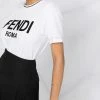 Fendi embroidered logo cotton T-shirt