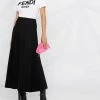Fendi embroidered logo cotton T-shirt