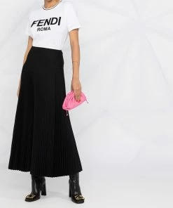Fendi embroidered logo cotton T-shirt