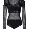 Fendi layered mesh bodysuit