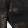 Fendi layered mesh bodysuit