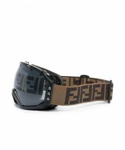 Fendi tinted-lens ski goggles