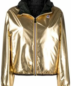 Fendi K-Way® reversible cropped jacket