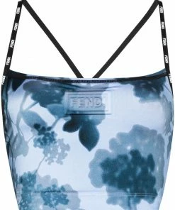 Fendi Shady Flowers sports bra
