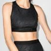 Fendi FF print sports bra