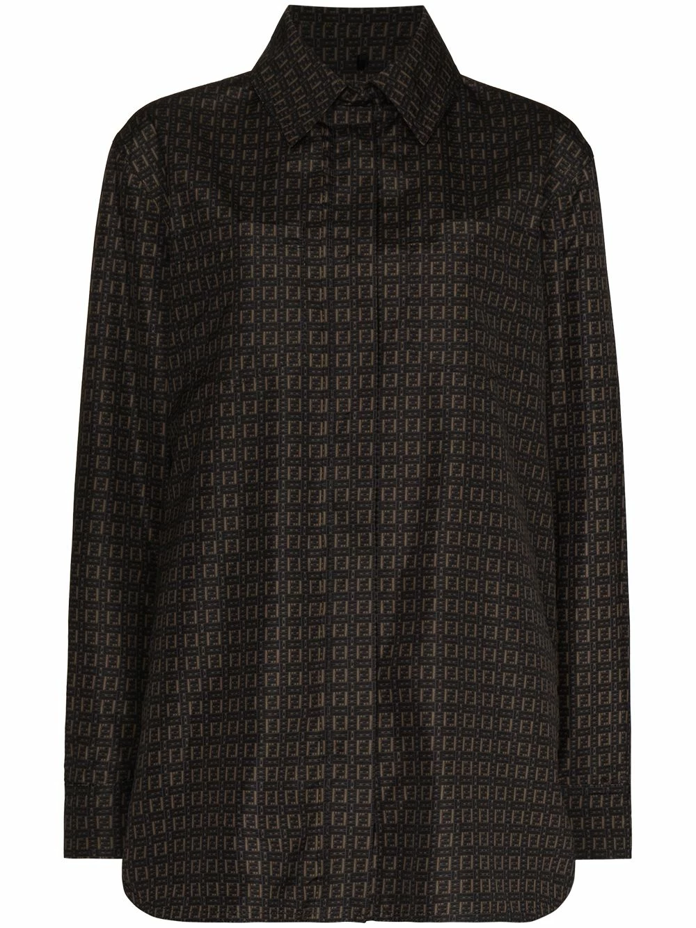 Top 10 β¨ Fendi FF Interlace π shirt jacket π shirts of women π 3 Fendi FF Interlace shirt jacket
