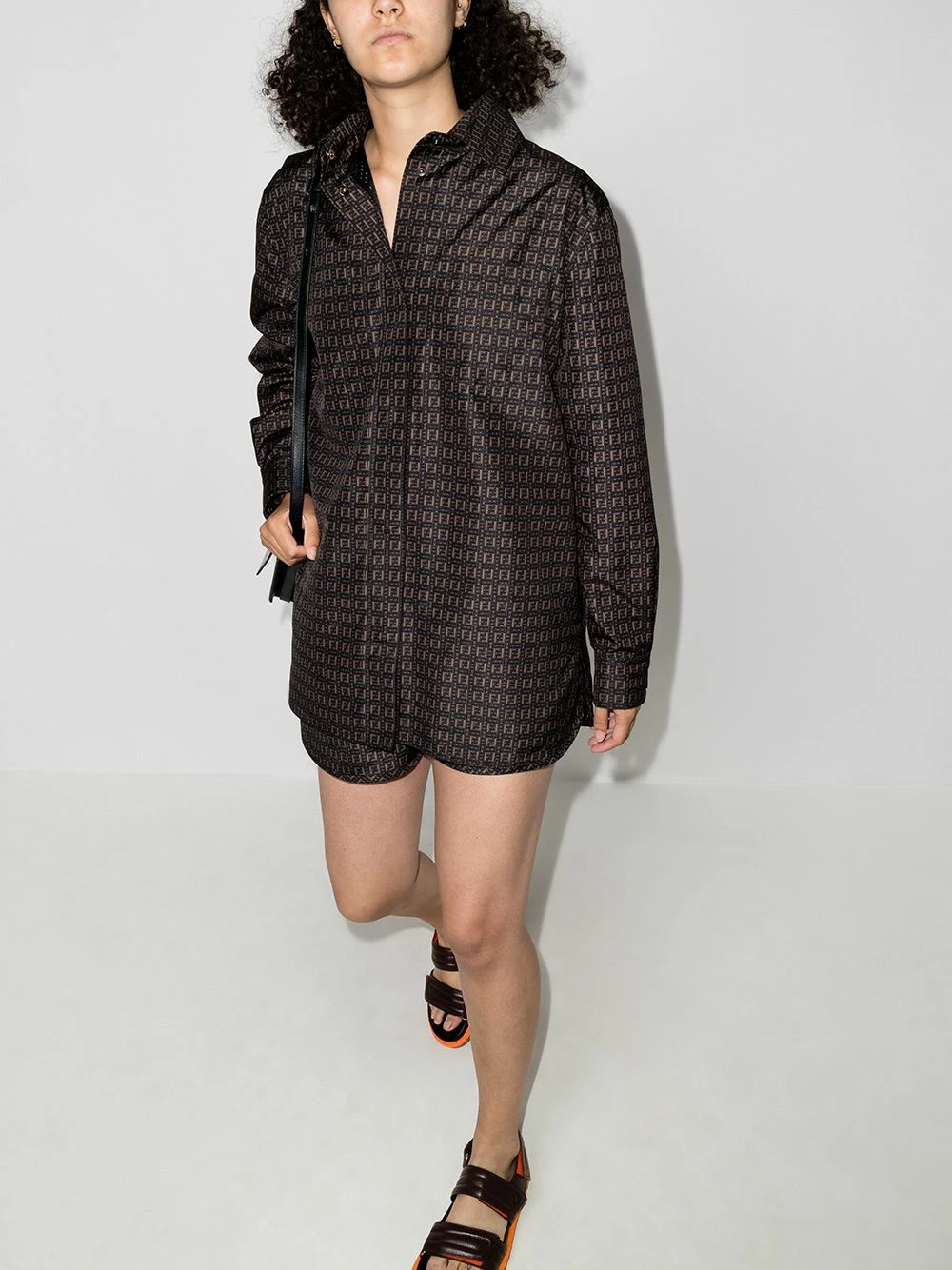 Top 10 β¨ Fendi FF Interlace π shirt jacket π shirts of women π 7 Fendi FF Interlace shirt jacket