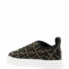Fendi Rise logo-print flatform sneakers