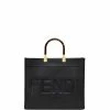 Fendi Sunshine logo-debossed tote