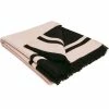 Fendi logo-print fringed scarf