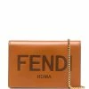 Fendi logo-print on-chain wallet