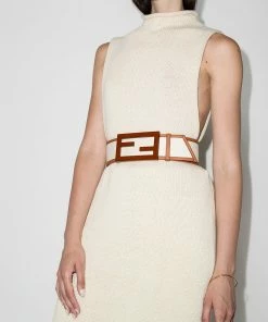 Fendi baguette FF buckle belt