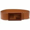 Fendi Baguette FF stud buckle belt