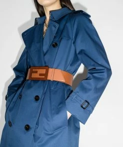 Fendi Baguette FF stud buckle belt