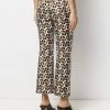 Best deal 𧨠Fendi Stitched leopard pattern trousers slacks of women π 12 Fendi stitched leopard pattern trousers