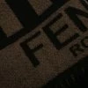 Fendi two-tone logo-print scarf
