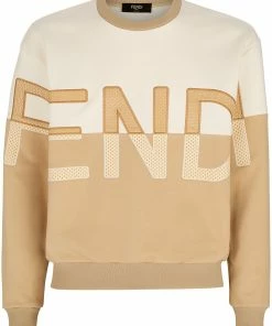 Fendi embroidered-logo sweatshirt