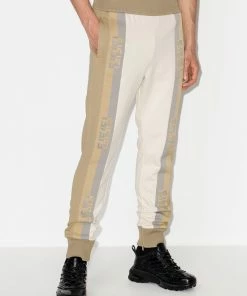 Fendi logo-tape track pants