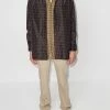 Fendi woven-effect monogram print shirt