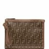 Fendi FF motif pouch