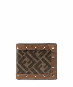 Fendi FF logo-print wallet